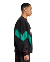 Adidas Originals x Willy Chavarria Black Cotton Chicano Sweatshirt | PDP | Antonia