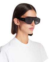 Black Aviator Mask Sunglasses | PDP | Antonia