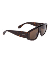 Brown Aviator Mask Sunglasses | PDP | Antonia