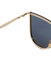 Gold Metal Shield Sunglasses | PDP | Antonia