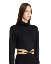 Beige and Black Double Wide Belt | PDP | Antonia