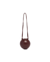 Burgundy Sphere Leather Bag | PDP | Antonia