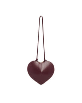 Burgundy Suede Le Coeur Bag | PDP | Antonia