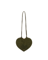 Green Le Coeur Suede Bag | PDP | Antonia