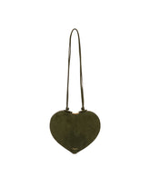 Green Le Coeur Suede Bag | PDP | Antonia