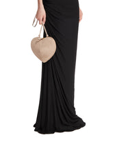 Beige Suede Le Coeur Bag | PDP | Antonia