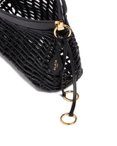 Black East West Media Woven Bag | PDP | Antonia