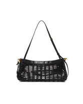 Black East West Media Woven Bag | PDP | Antonia