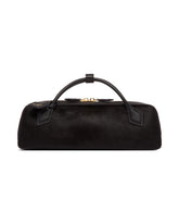 Brown Le Teckel Leather Clutch | PDP | Antonia