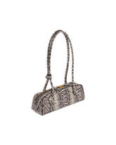 Snake-Print Small Le Teckel Leather Bag | PDP | Antonia