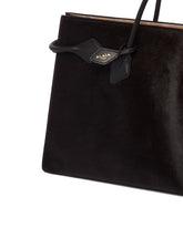 Brown Le Teckel Leather Tote Bag | PDP | Antonia