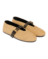 Beige Flat Ballet Flats | PDP | Antonia