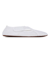 White Mesh Slippers | PDP | Antonia