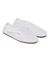 White Mesh Slippers | PDP | Antonia