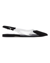 Black Le Coeur Slingback Flats | PDP | Antonia