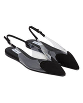 Black Le Coeur Slingback Flats | PDP | Antonia