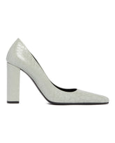 Gray Pointed Toe Pumps | PDP | Antonia