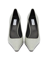 Gray Pointed Toe Pumps | PDP | Antonia