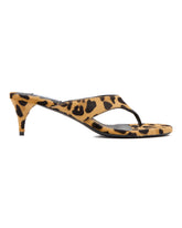 Animalier Heeled Thong Mules | PDP | Antonia