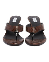 Brown Thong Mules | PDP | Antonia