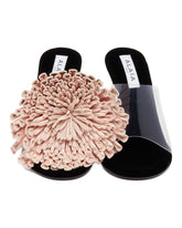 Pink Asymmetric Flower Sandals | PDP | Antonia