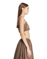 Green Pleated Bralette | PDP | Antonia