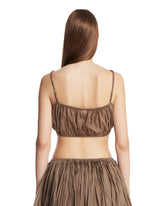 Green Pleated Bralette | PDP | Antonia