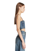 Blue Denim Bustier | PDP | Antonia