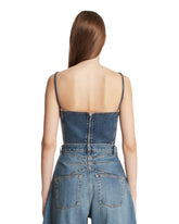 Blue Denim Bustier | PDP | Antonia