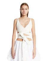 White Crossed Top | PDP | Antonia