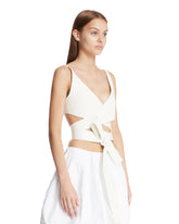 White Crossed Top | PDP | Antonia