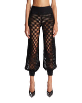 Black Balloon Mesh Pants | PDP | Antonia
