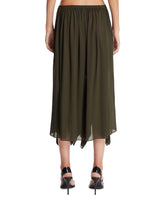 Green Pants with Ruffles | PDP | Antonia