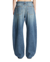 Blue Wide Rounded Jeans | PDP | Antonia