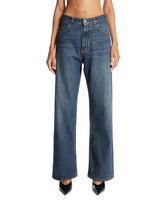 Blue Low-Rise Denim Pants | PDP | Antonia