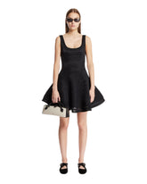 Black Knit Skater Dress | PDP | Antonia
