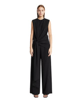 Black Draped Jumpsuit | PDP | Antonia