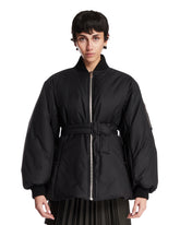 Bomber Con Cintura Nero | PDP | Antonia