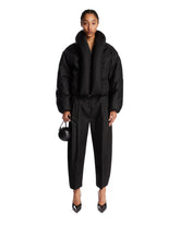 Black Padded Taffeta Bomber | PDP | Antonia