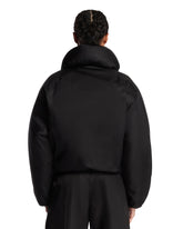 Black Padded Taffeta Bomber | PDP | Antonia