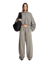 Gray Cropped Hoodie | PDP | Antonia