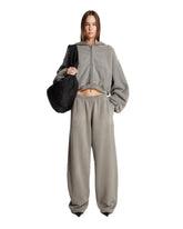 Gray Wide-Leg Sweatpants | PDP | Antonia