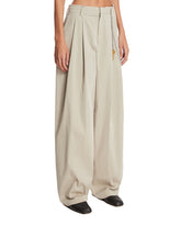 Beige Balloon Leg Pants | PDP | Antonia