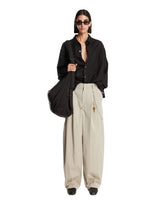 Beige Balloon Leg Pants | PDP | Antonia