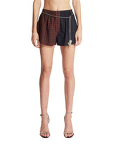 Blue Boxer-Style Shorts | PDP | Antonia