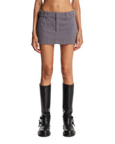 Gray Drill Skirt | PDP | Antonia