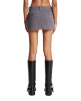 Gray Drill Skirt | PDP | Antonia