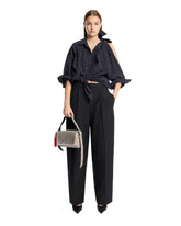 Pantaloni Sartoriali In Lana Neri | PDP | Antonia