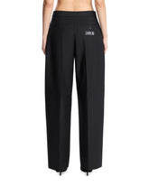 Pantaloni Sartoriali In Lana Neri | PDP | Antonia