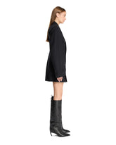 Black Wool Blazer Dress | PDP | Antonia